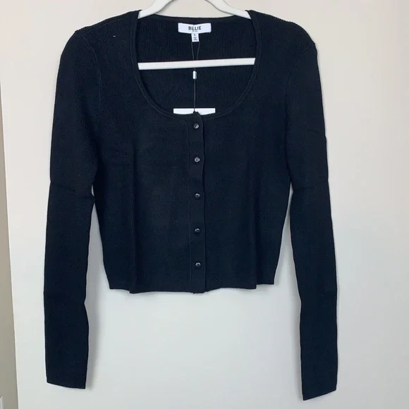 Billie the Label Sheryl Scoop Neck Cardigan - Picture 2 of 7